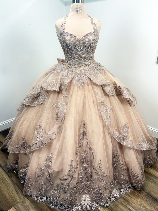 Mon Cheri Dresses & Skirts - ✨ STUNNING BOUTIQUE FIND! Mon Cheri PR30018 Quinceañera Dress Rose Quartz–Sz 12